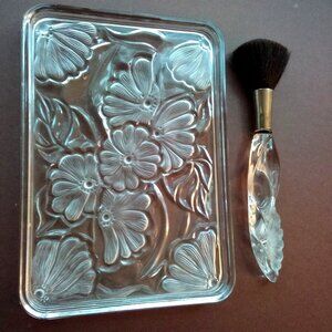 Waterford Marquis Vanity Tray & Makeup Brush